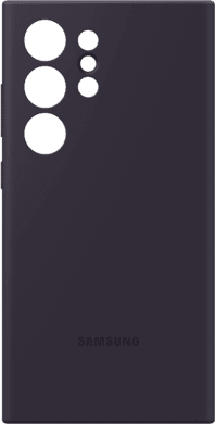 Samsung Silicone Case Galaxy S24 Ultra dunkellila