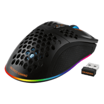 Deltaco DM220 Gaming Maus wireless ultraleicht RGB schwarz