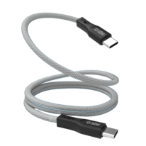 SBS magnetisches USB-C zu USB-C Kabel 60W 1m grau