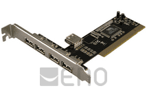 LogiLink PCI Schnittstellenkarte USB 2.0 4+1x