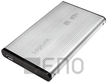 LogiLink Festplattengehäuse 2,5" silber Alu SATA/USB 3.0