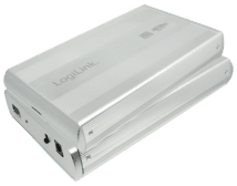 LogiLink Festplattengehäuse 3,5" silber Alu SATA/USB 2.0