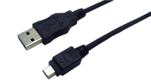 LogiLink USB 2.0 auf Mini-USB-Kabel 1,8m schwarz