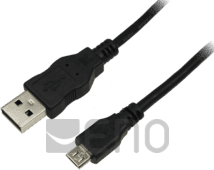 LogiLink Micro-USB-Kabel 1m schwarz Polybag