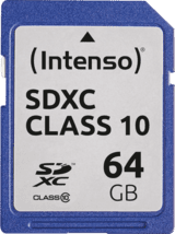 Intenso SD-Card Class10 64GB Speicherkarte SDXC