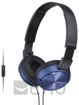 Sony MDR-ZX310APL On-Ear 3,5mm blau Headsetfunktion