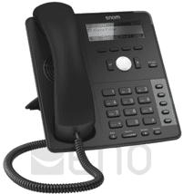 SNOM D715 VoIP-Telefon schwarz SIP Gigabit o. Netzteil