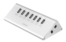 LogiLink USB 2.0-Hub 7-Port Aluminium