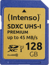 Intenso SD-Card Class10 UHS-I 128GB Speicherkarte