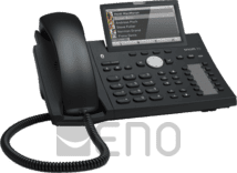 SNOM D375 VoIP-Telefon schwarz SIP PoE o. Netzteil