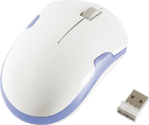 LogiLink Kabellose optische Maus weiß-blau 2,4GHz 1200dpi