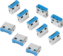 LogiLink USB-A-Port Schlösser 10Stck