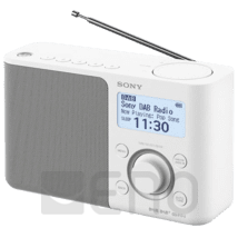 Sony XDR-S61D DAB/DAB+ Digitalradio weiß