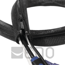 LogiLink Flexibler Kabelschutz m. Reißverschluss 5x3,5x20cm