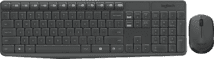 Logitech MK235 kabelloses Tastatur/Maus Set schwarz