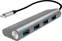 LogiLink USB-C 3.1-Hub 4-Port Aluminium