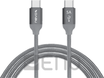 nevox USB-C zu USB-C Kabel 100W/5A 1m grau