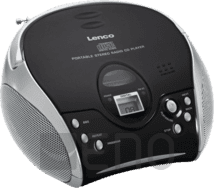 Lenco SCD-24 Tragbares Radio m. CD-Player Schwarz/Silber