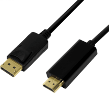 LogiLink DisplayPort 1.2/HDMI1.4-Kabel 2m