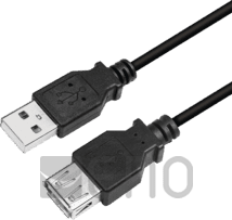 LogiLink USB 2.0-Kabel USB-A(m)/USB-A(f) 3m