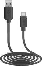 SBS USB zu USB-C Kabel 2m schwarz
