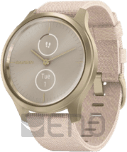 Garmin vivomove Style weißgold-rosa Hybrid-Smartwatch