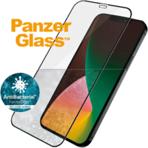 PanzerGlass SP iPhone 12/12 Pro CF E-to-E schwarz antibakt.