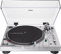 Audio Technica AT-LP120XUSB DJ Plattenspieler silber