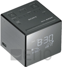 Sony XDR-C1DBP Digital-/Uhrenradio silber-schwarz