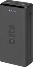 SBS Powerbank 20.000mAh 2xUSB schwarz