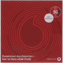 Vodafone Postpaid 5G-eSIM-Karte Freischaltcode