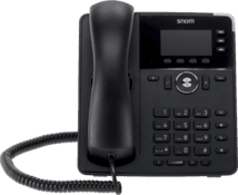 SNOM D717 VoIP-Telefon schwarz SIP o. Netzteil