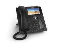 SNOM D785 VoIP-Telefon schwarz Gigabit o. Netzteil
