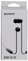 Sony WI-C100B In-Ear schwarz BT-Kopfhörer