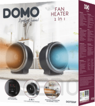 DOMO Heinzlüfter mit Ventilator  2-in-1 2000W