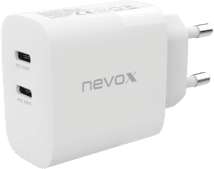 nevox 45W Dual USB-C PD-Ladegerät GaN weiß