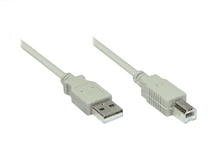 Good Connections USB 2.0 an USB-B 1,8m grau