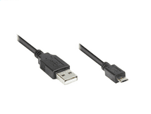 Good Connections USB 2.0 an USB Micro B 0,5m schwarz