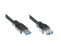 Good Connections USB 3.0 an USB-A Buchse 1,8m schwarz