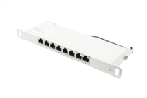 Good Connections Patchpanel 10" 8Port 0,5HE CAT6 STP weiß