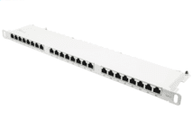 Good Connections Patchpanel 19" 24Port 0,5HE CAT6 STP weiß