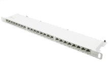 Good Connections Patchpanel 19" 24Port 0,5HE CAT6a STP weiß