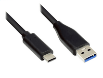 Good Connections USB 3.0 an USB-C CU 0,5m schwarz