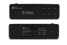 Good Connections USB-Desktop-Schnellladestation 120W 6Port schwarz