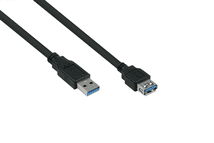 Kabelmeister USB 3.0 an USB-A CU 1m schwarz