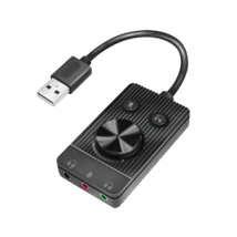 LogiLink USB Audio Adapter m. Lautstärkeregler