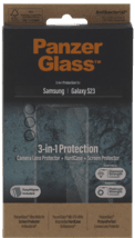 PanzerGlass Galaxy S23 Kit Cover/Glas/Kameralinse