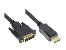 Good Connections DisplayPort an DVI-D 24+1 1m schwarz