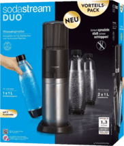 Sodastream Duo Vorteilspack Trinkwassersprudler titan