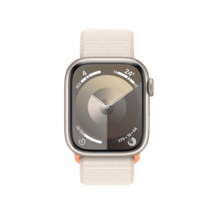 Apple Watch 9 41mm Alu polarstern Sport Loop polarstern